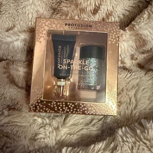 Profusion Cosmetics Sparkle On-The-Go Set - Black and Silver